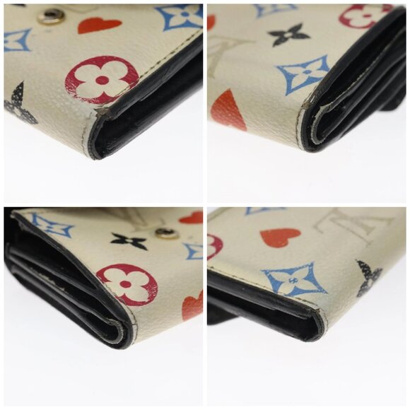 LOUIS VUITTON Monogram Game On Portefeuillezoe Wallet White Auth - Picture 16 of 16